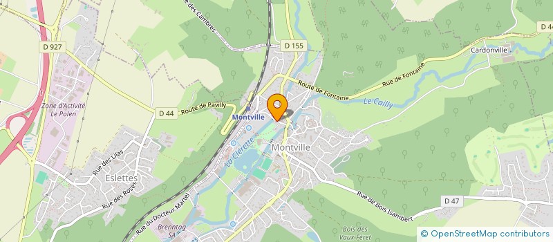 localisation de l'entreprise MONSIEUR ALLAN PICARD  MONTVILLE