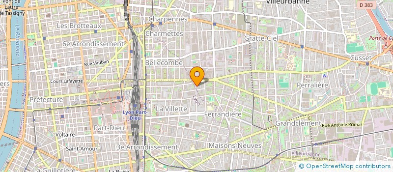 localisation de l'entreprise MONSIEUR ALLAN POINT  VILLEURBANNE