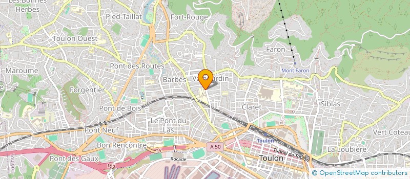 localisation de l'entreprise MONSIEUR ALLAN POLISSET  TOULON