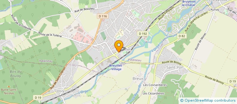 localisation de l'entreprise MONSIEUR ALLAN RAMOTHE  BREUILLET