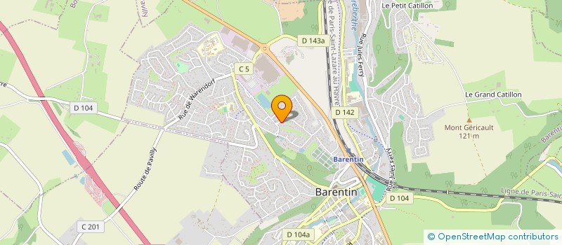 localisation de l'entreprise MONSIEUR ALLAN RATEL  BARENTIN