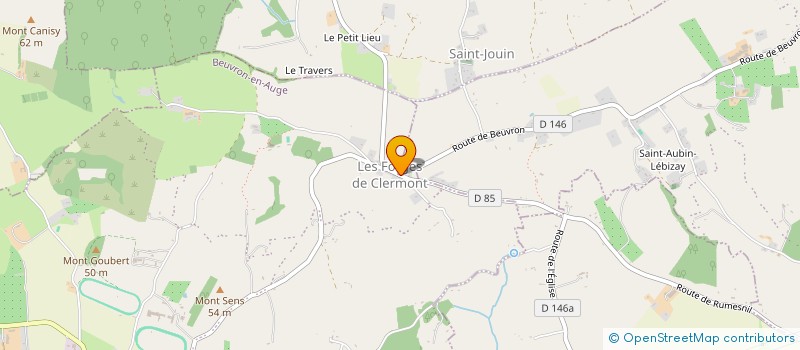 localisation de l'entreprise MONSIEUR ALLAN REMY  BEUVRON-EN-AUGE