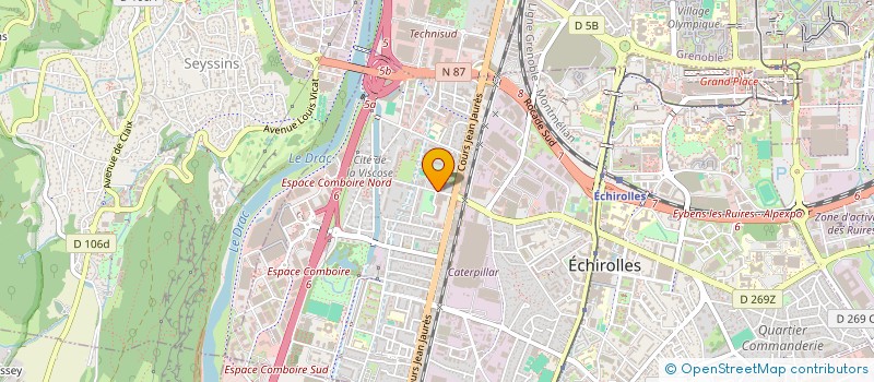 localisation de l'entreprise MONSIEUR ALLAN RICHARD  ECHIROLLES