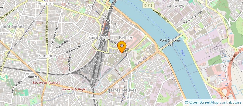 localisation de l'entreprise MONSIEUR ALLAN ROBERT  BORDEAUX