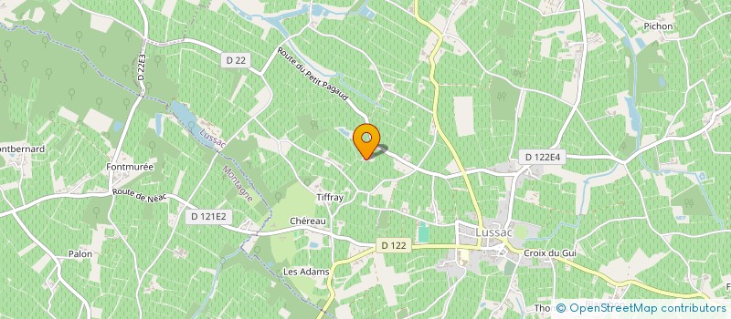 localisation de l'entreprise MONSIEUR ALLAN ROE à LUSSAC
