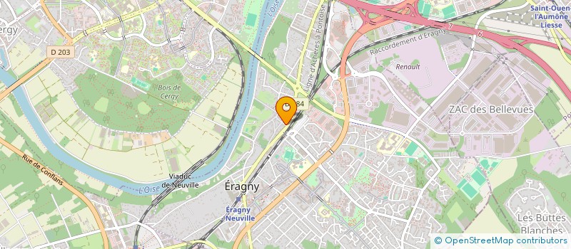 localisation de l'entreprise MONSIEUR ALLAN ROLLAND RISSELARD  ERAGNY