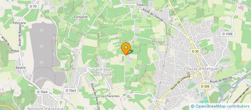 localisation de l'entreprise MONSIEUR ALLAN SOARES DE SOUZA  SAINT-JEAN-DES-VIGNES