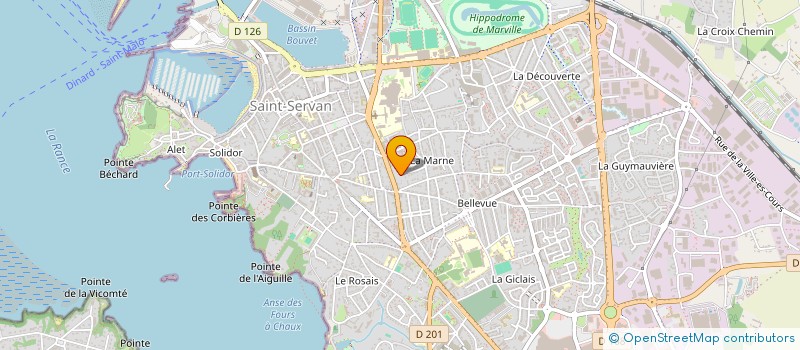 localisation de l'entreprise MONSIEUR ALLAN SOURIMANT  SAINT-MALO