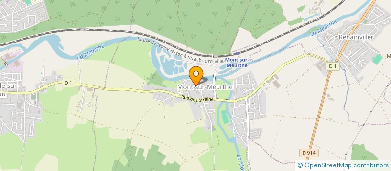 localisation de l'entreprise MONSIEUR ALLAN SOUSA DO SOUTO  MONT-SUR-MEURTHE