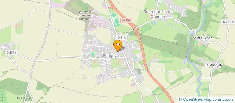 localisation de l'entreprise MONSIEUR ALLAN TALMONT  POTIGNY