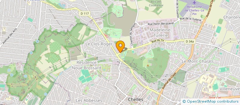 localisation de l'entreprise MONSIEUR ALLAN TAVIAN  CHELLES