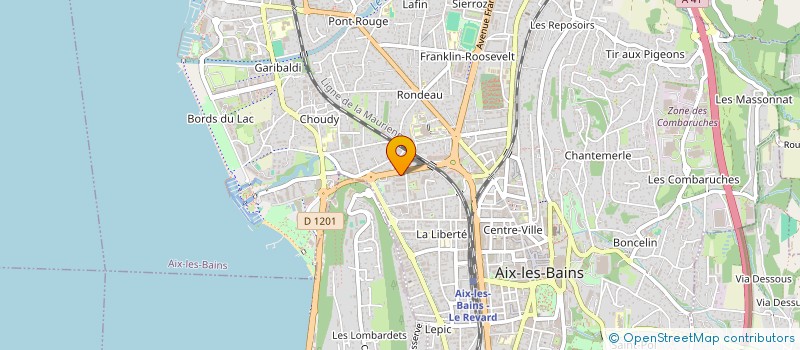 localisation de l'entreprise MONSIEUR ALLAN THOMAS  AIX-LES-BAINS