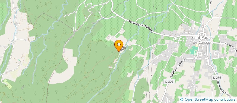 localisation de l'entreprise MONSIEUR ALLAN THUARD  SAINT-PAULET-DE-CAISSON