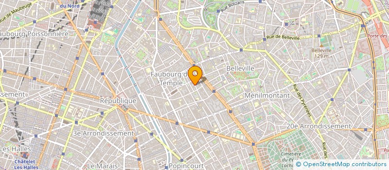 localisation de l'entreprise MONSIEUR ALLAN TOURELLES  PARIS