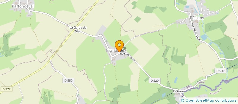 localisation de l'entreprise MONSIEUR ALLAN VANHOUTTE  GRANDRIEUX