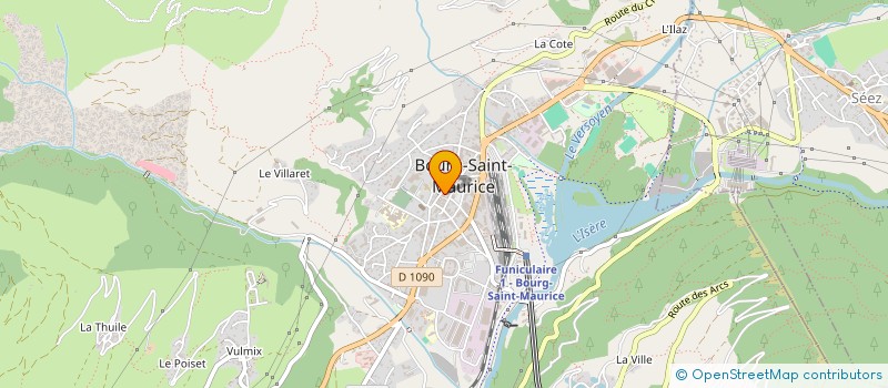 localisation de l'entreprise MONSIEUR ALLAN VERDON à BOURG-SAINT-MAURICE
