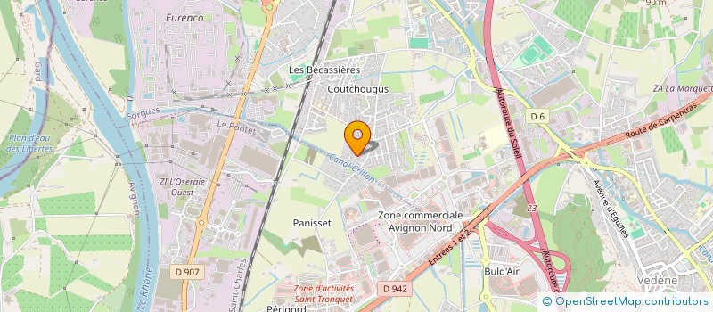 localisation de l'entreprise MONSIEUR ALLAN VIGNE  SORGUES