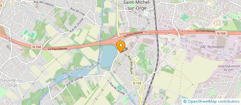 localisation de l'entreprise MONSIEUR ALLAN WOLFF SAURIN à BRETIGNY-SUR-ORGE