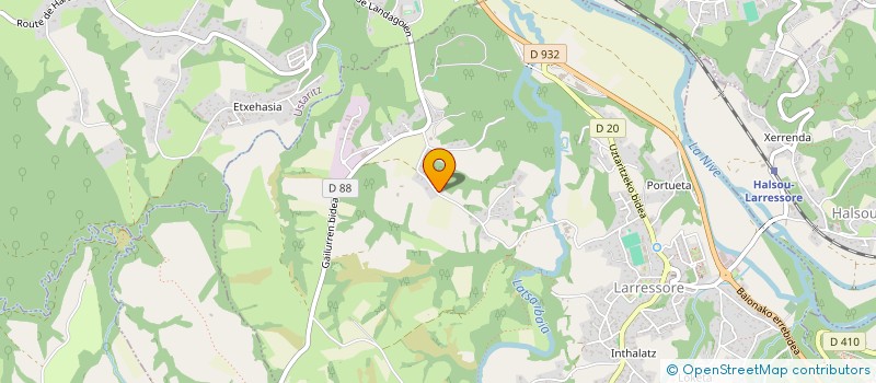 localisation de l'entreprise MONSIEUR ALLANDE MUJICA  USTARITZ