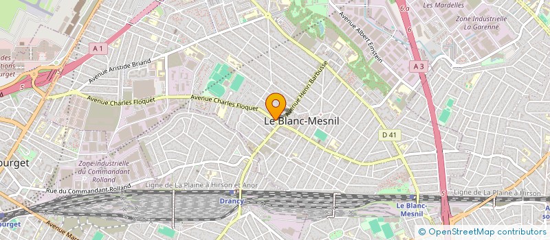 localisation de l'entreprise MONSIEUR ALLAOUA HAMMAOUI à LE BLANC-MESNIL