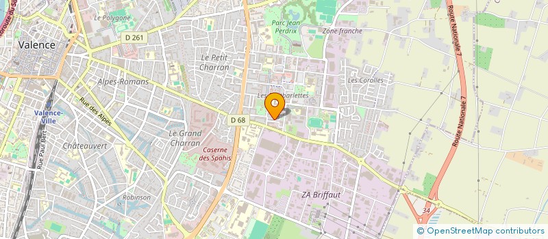 localisation de l'entreprise MONSIEUR ALLAOUA HERNOUNE  VALENCE