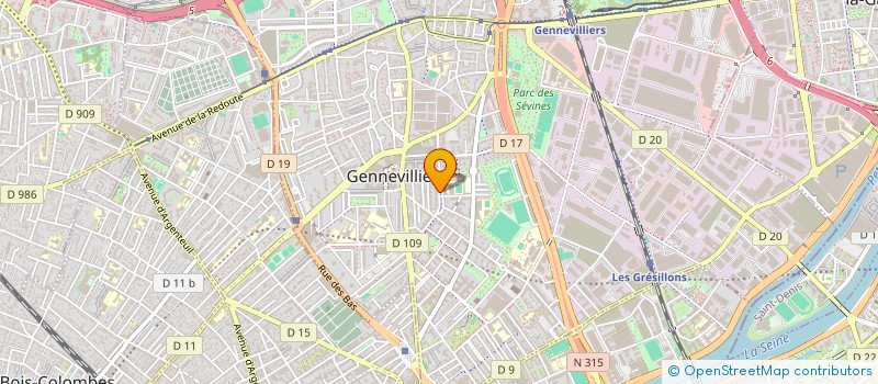 localisation de l'entreprise MONSIEUR ALLAOUA NAIT SIDI AHMED à GENNEVILLIERS