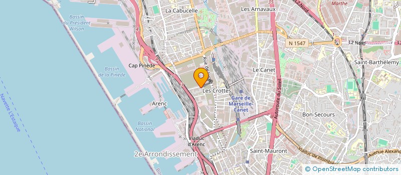 localisation de l'entreprise MONSIEUR ALLAOUA SAIGH  MARSEILLE