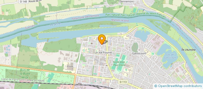 localisation de l'entreprise MONSIEUR ALLASSANE BA  MANTES-LA-JOLIE