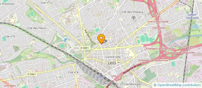 localisation de l'entreprise MONSIEUR ALLASSANE SOUMAHORO  LENS