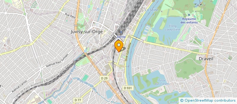 localisation de l'entreprise MONSIEUR ALLAWA SAHRAOUI à JUVISY-SUR-ORGE