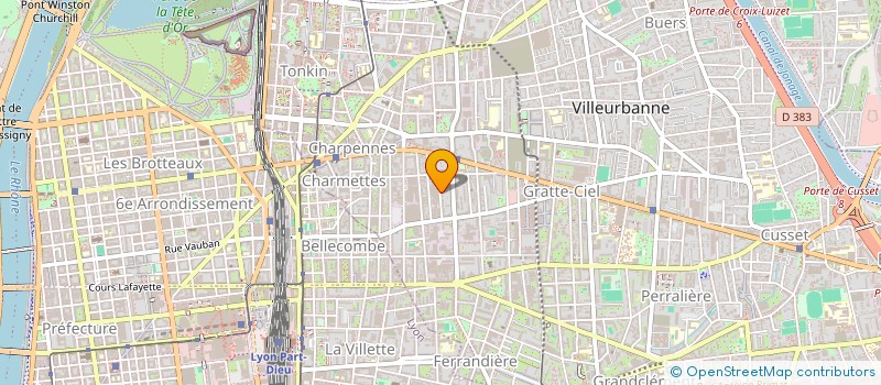 localisation de l'entreprise MONSIEUR ALLEL BELARBI à VILLEURBANNE