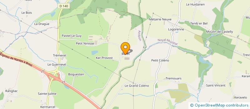 localisation de l'entreprise MONSIEUR ALLESANDRO GUI à NOYAL-MUZILLAC