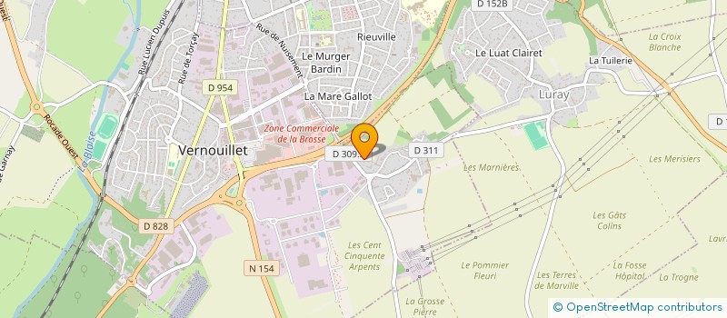 localisation de l'entreprise MONSIEUR ALLOUI NOURREDINE à VERNOUILLET