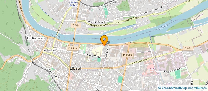 localisation de l'entreprise MONSIEUR ALLOUSINY NDIAYE  ELBEUF