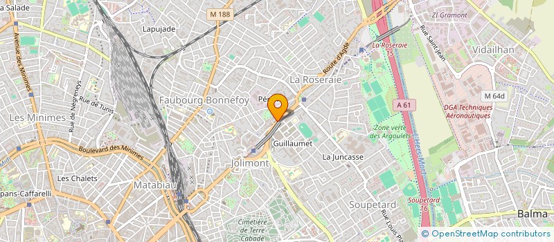 localisation de l'entreprise MONSIEUR ALMA BERTHET à TOULOUSE