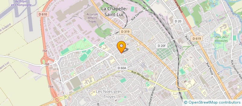 localisation de l'entreprise MONSIEUR ALMAMIE SIDIBE à LA CHAPELLE-SAINT-LUC