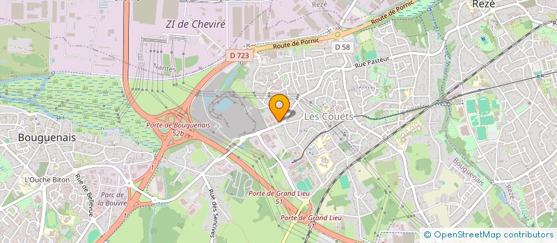 localisation de l'entreprise MONSIEUR ALMAMY TOURE  BOUGUENAIS