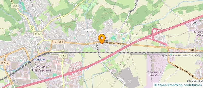 localisation de l'entreprise MONSIEUR ALMARIC BOCCA à DAGNEUX
