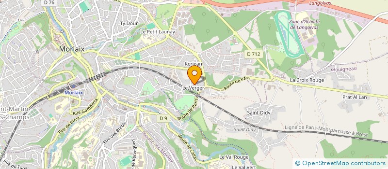 localisation de l'entreprise MONSIEUR ALMAS RASTAMI  MORLAIX