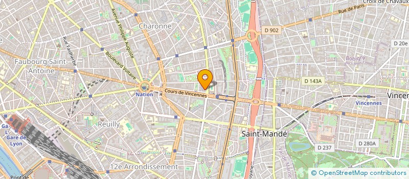 localisation de l'entreprise MONSIEUR ALMEDIN KRAMO  PARIS