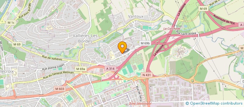 localisation de l'entreprise MONSIEUR ALMEDIN NOCIC  METZ