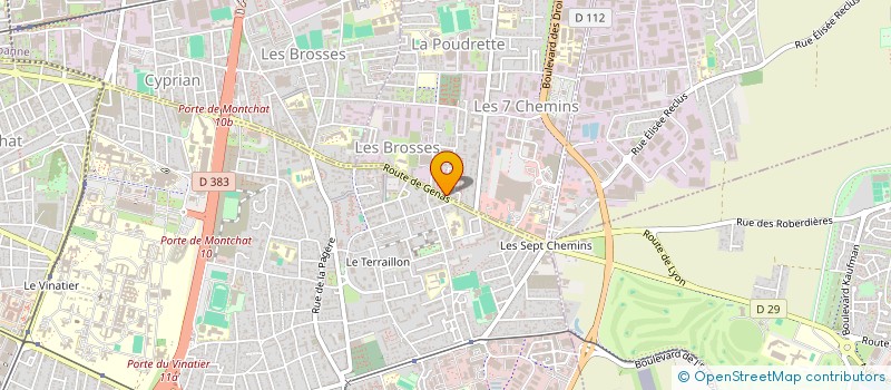 localisation de l'entreprise MONSIEUR ALMEDIN TURKOVIC  VAULX-EN-VELIN