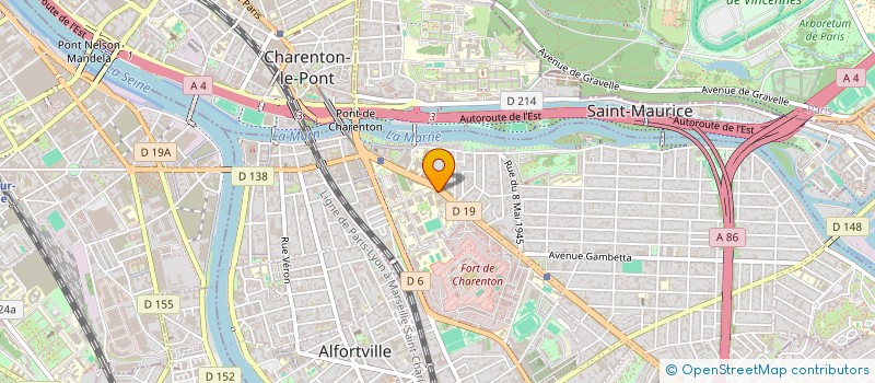 localisation de l'entreprise MONSIEUR ALMEIDA RAFAEL  MAISONS-ALFORT