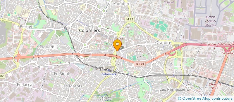 localisation de l'entreprise MONSIEUR ALMI AROUSSI  COLOMIERS