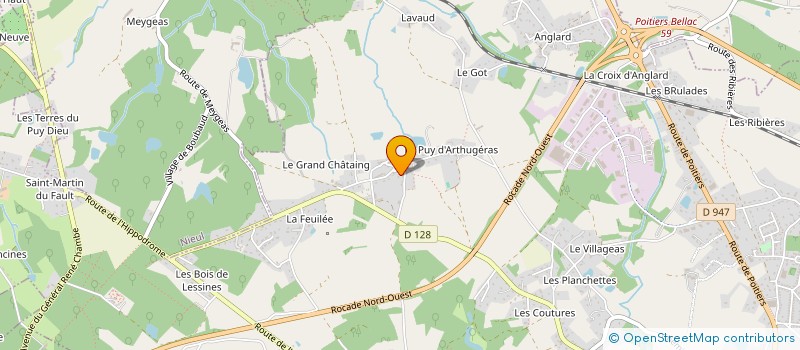 localisation de l'entreprise MONSIEUR ALMOSTAPHA DAOUD à COUZEIX