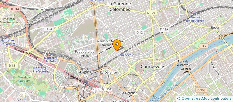 localisation de l'entreprise MONSIEUR ALMOU MOUSSA à COURBEVOIE