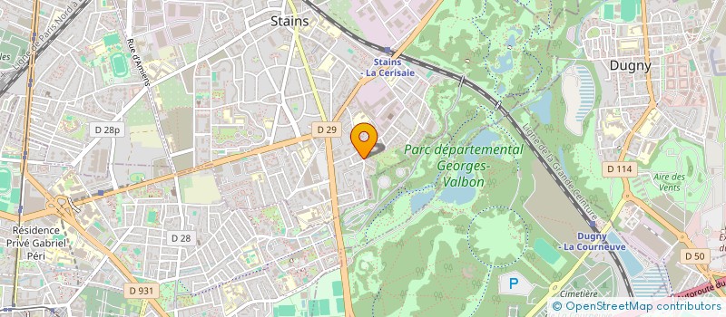 localisation de l'entreprise MONSIEUR ALMOUSTAPHA EKHIZI à STAINS