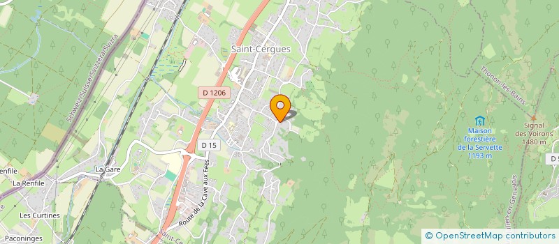 localisation de l'entreprise MONSIEUR ALOIS BRANDLE  SAINT-CERGUES