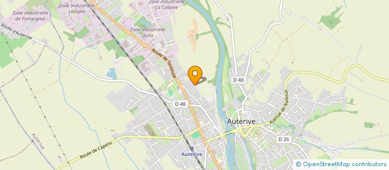 localisation de l'entreprise MONSIEUR ALOIS CADOT  AUTERIVE