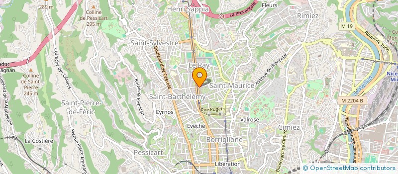 localisation de l'entreprise MONSIEUR ALOIS CARINI  NICE